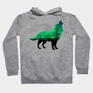 Aurora Wolf Hoodie